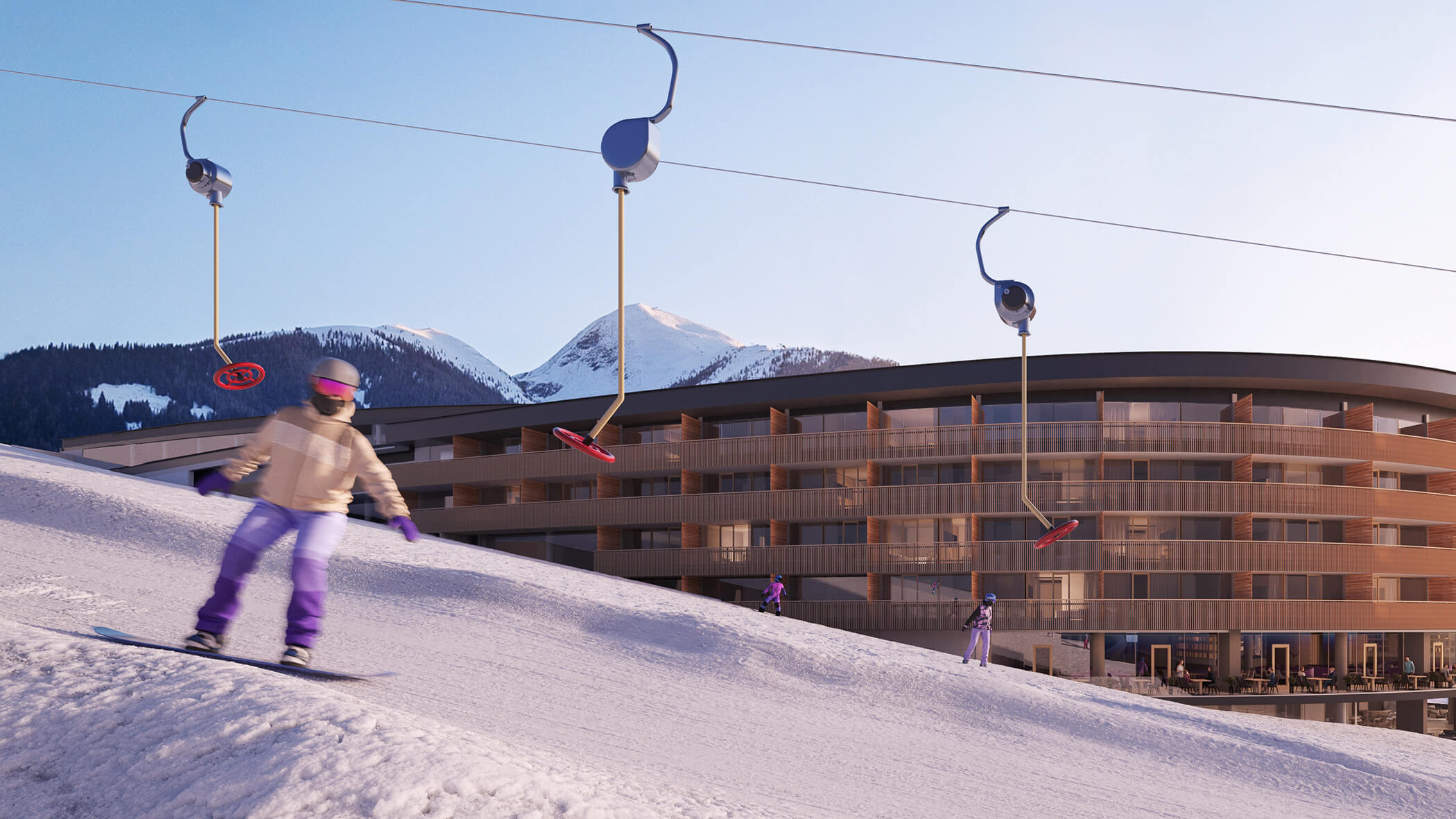 Ski hotel on the slopes in South Tyrol, Italy ⬧ Hotel Familiamus