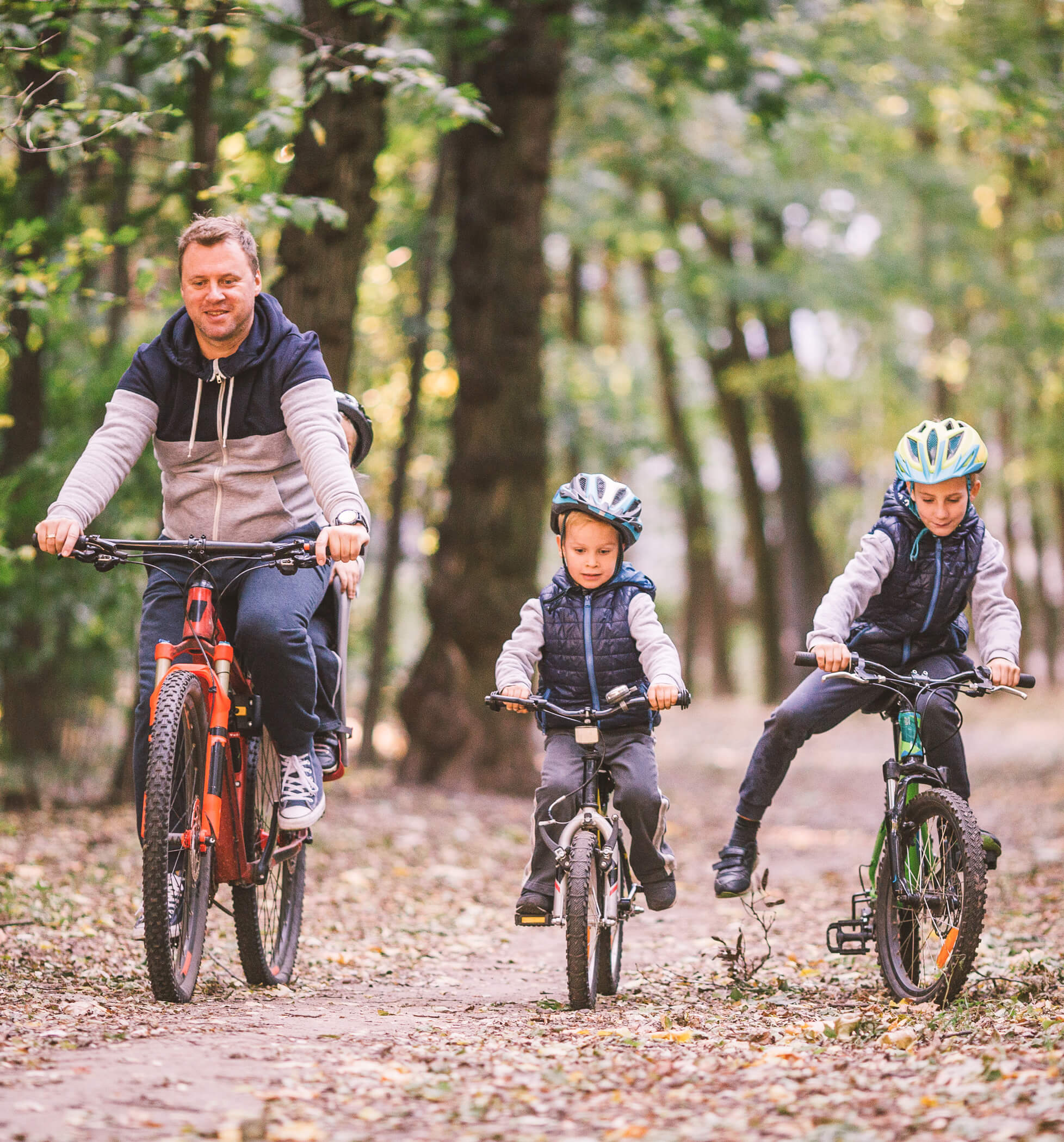 Bike rides with kids in Val Pusteria Hotel Familiamus